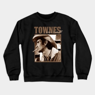 townes van zandt vintage Crewneck Sweatshirt